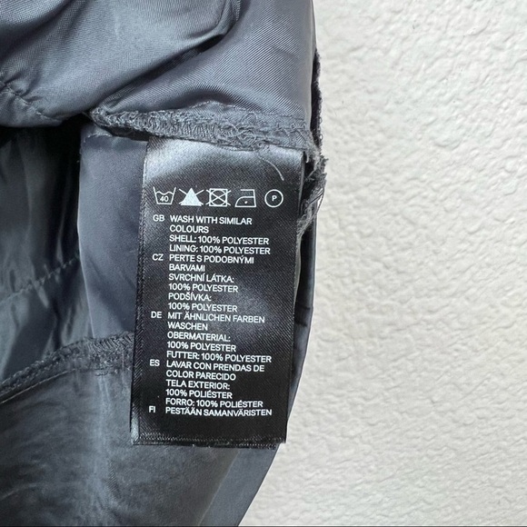 H&M Layered Mini Skirt Black Size 6 - Picture 5 of 5